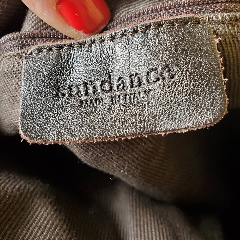 Sundance Leather Hobo Bag. Made in Italy. - Picture 6 of 15